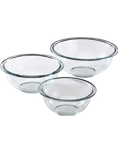 Glass Mixing Bowl Set