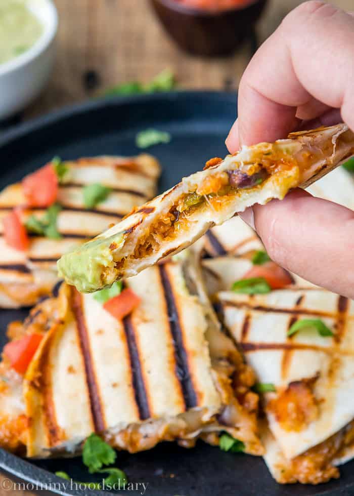 Cheesy Quinoa Quesadilla-5