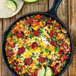 Chorizo Burrito Skillet | Mommy's Home Cooking