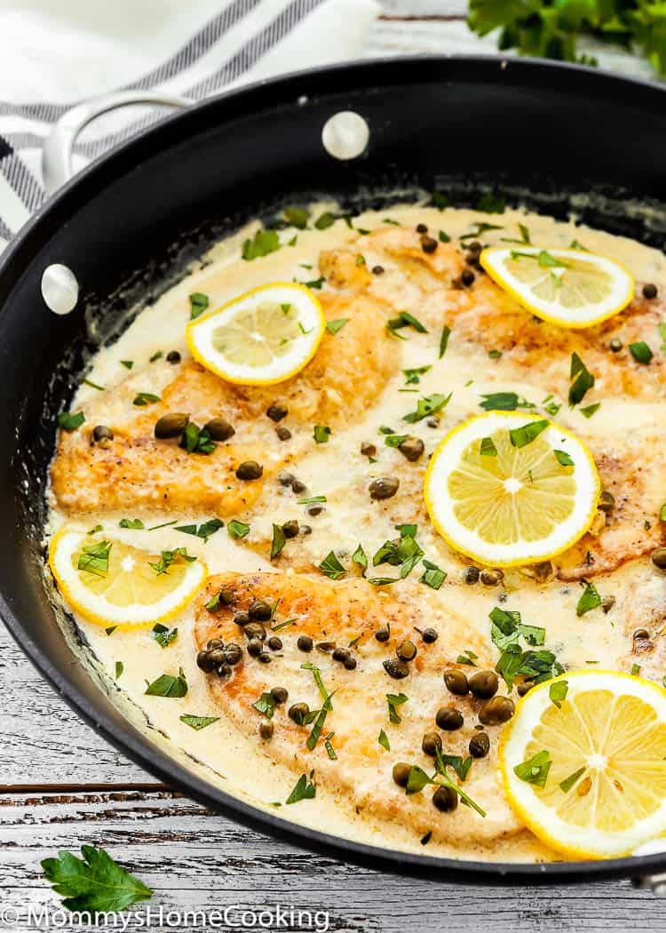 super easy to make chicken piccata in a skillet 