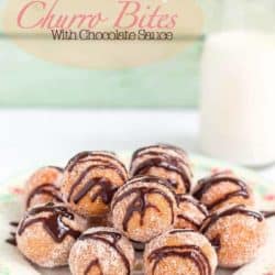 Easy Churro Bites with Chocolate Sauce | Mommyhood's Diary