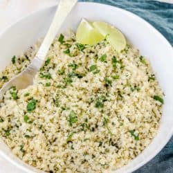 Easy Cilantro Lime Cauliflower “Rice” | Mommy's Home Cooking