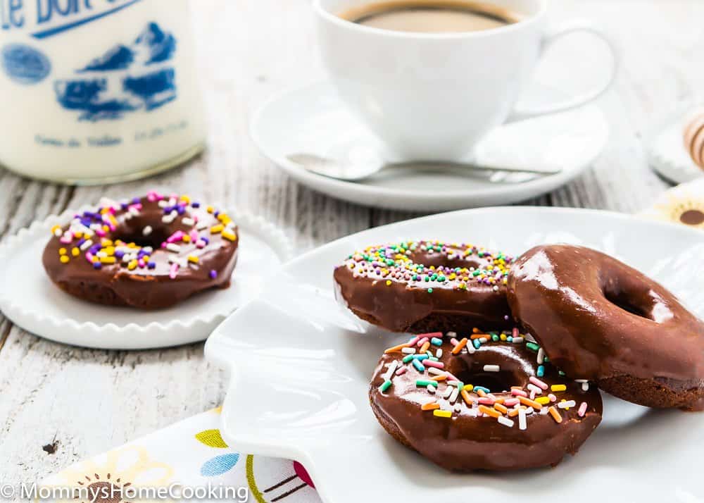 Easy Eggless Chocolate Donuts 11