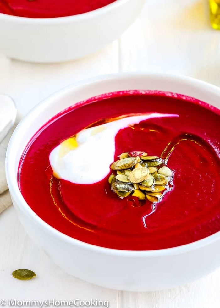 This 20-minute Easy Instant Pot Beet and Leek Soup recipe is chock-full of essential everyday nutrients and crazy delicious. It’s incredibly simple to prepare; perfect comfort on a cold winter day! https://mommyshomecooking.com