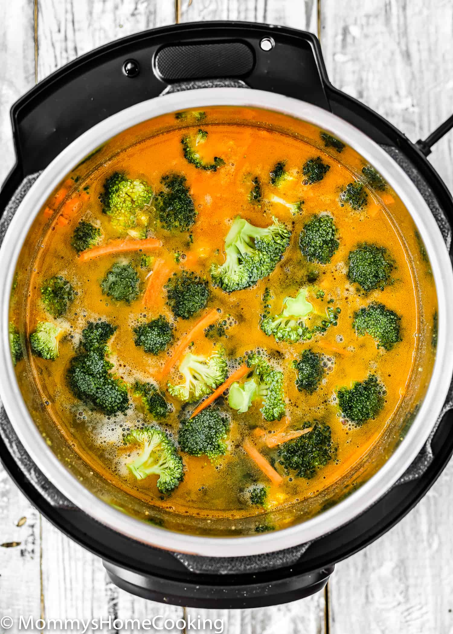 Broccoli Cheddar Cheese Soup Recipe in a instant pot