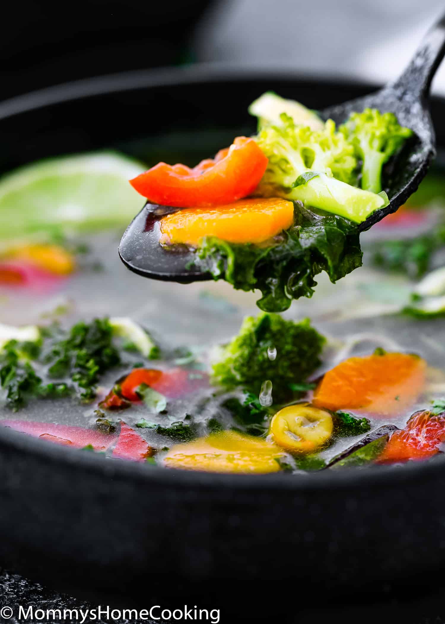 This Easy Instant Pot Detox Soup is delicious, comforting, flavorful and healthy! Easy to make with wholesome ingredients, this soup will help you to reset your body every time you need it. https://mommyshomecooking.com