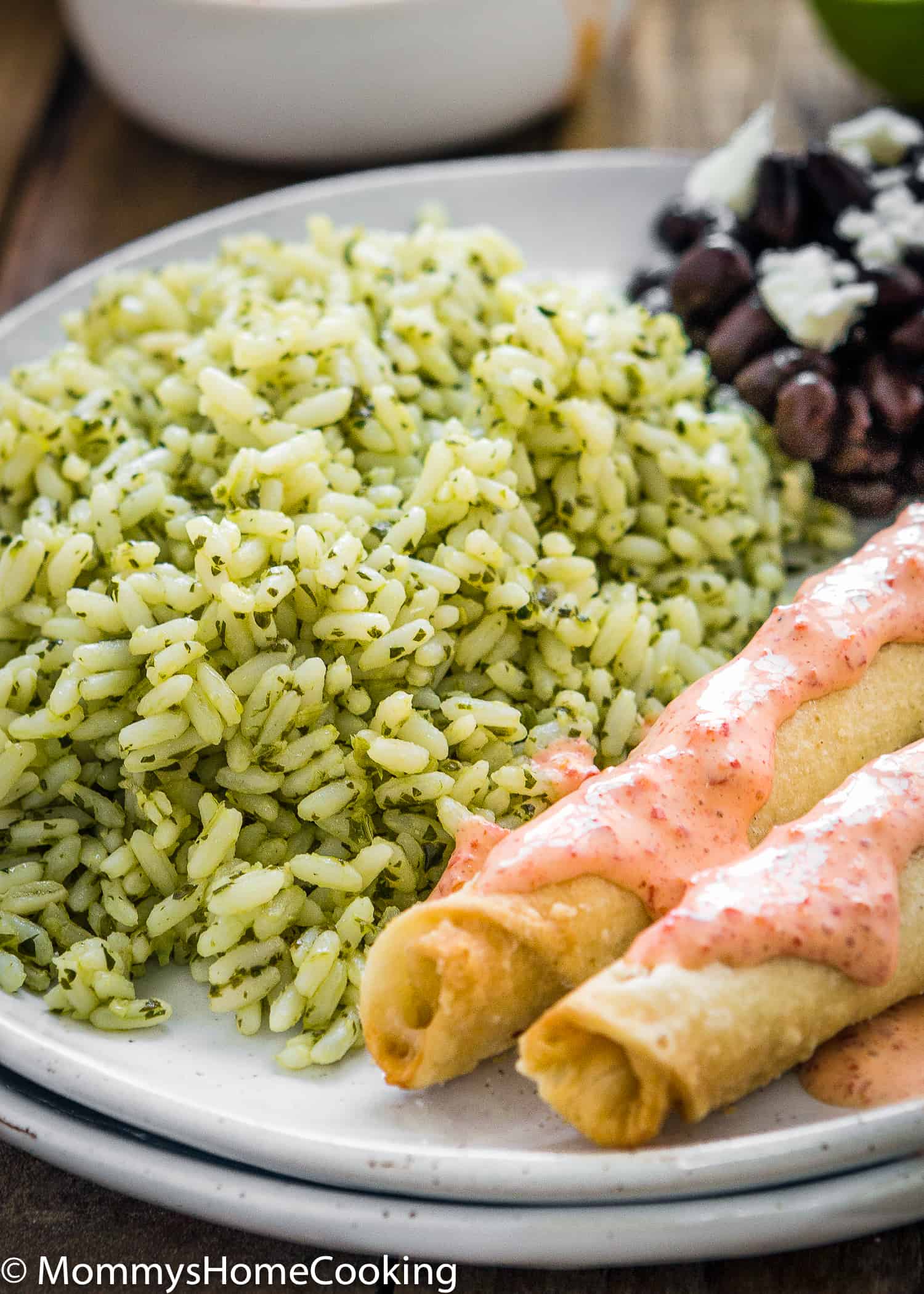 This Easy Instant Pot Mexican Green Rice is absolutely delicious! Perfect side dish for a quick weeknight meal. It requires no fuss and very little effort. WIN-WIN. Make a big batch and freeze leftovers for later. https://mommyshomecooking.com