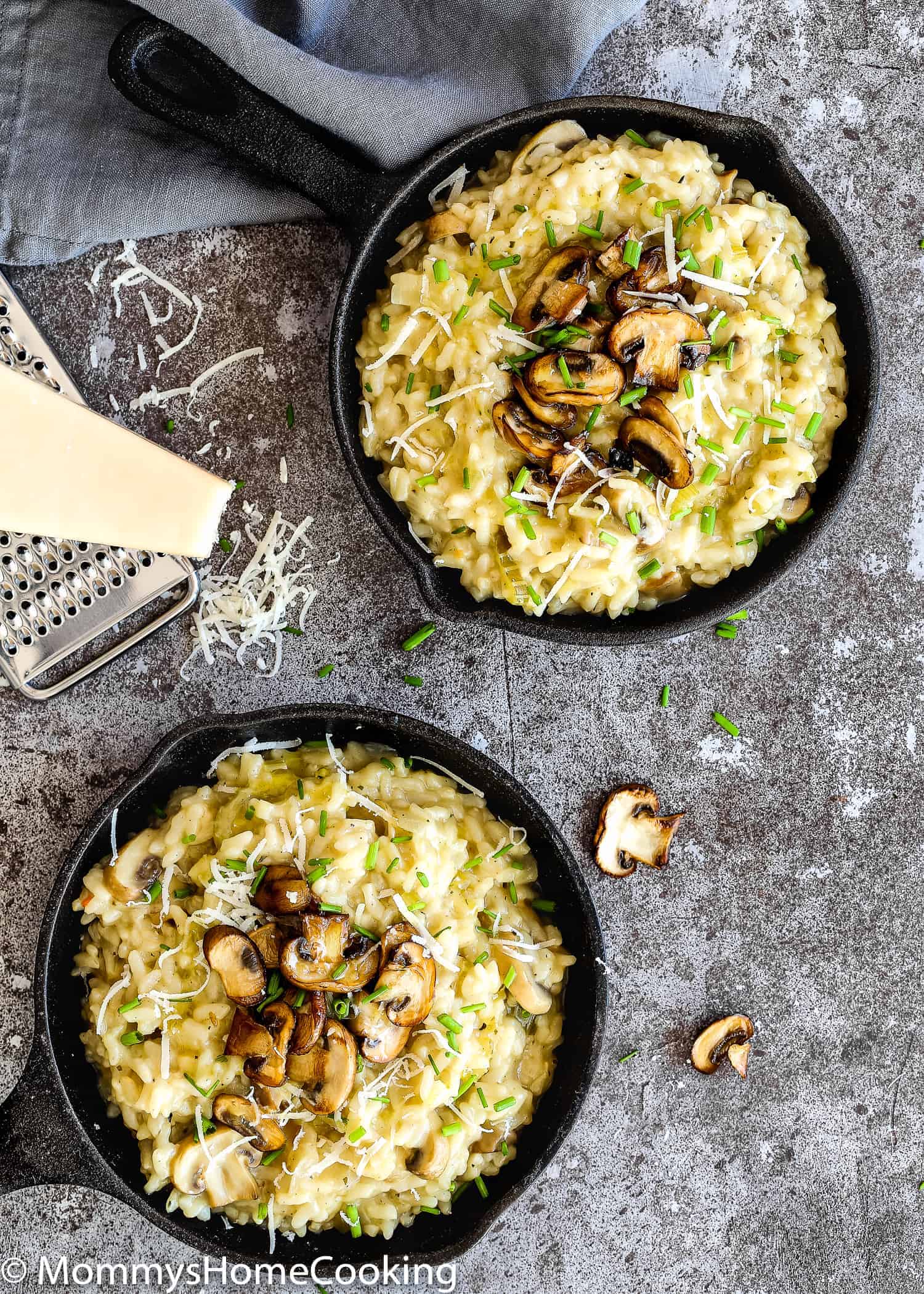 This Easy Pressure Cooker Mushroom Risotto recipe is quick, easy and hassle-free. Perfectly creamy and silky, this rice can be served as a luscious side or unique main dish. https://mommyshomecooking.com