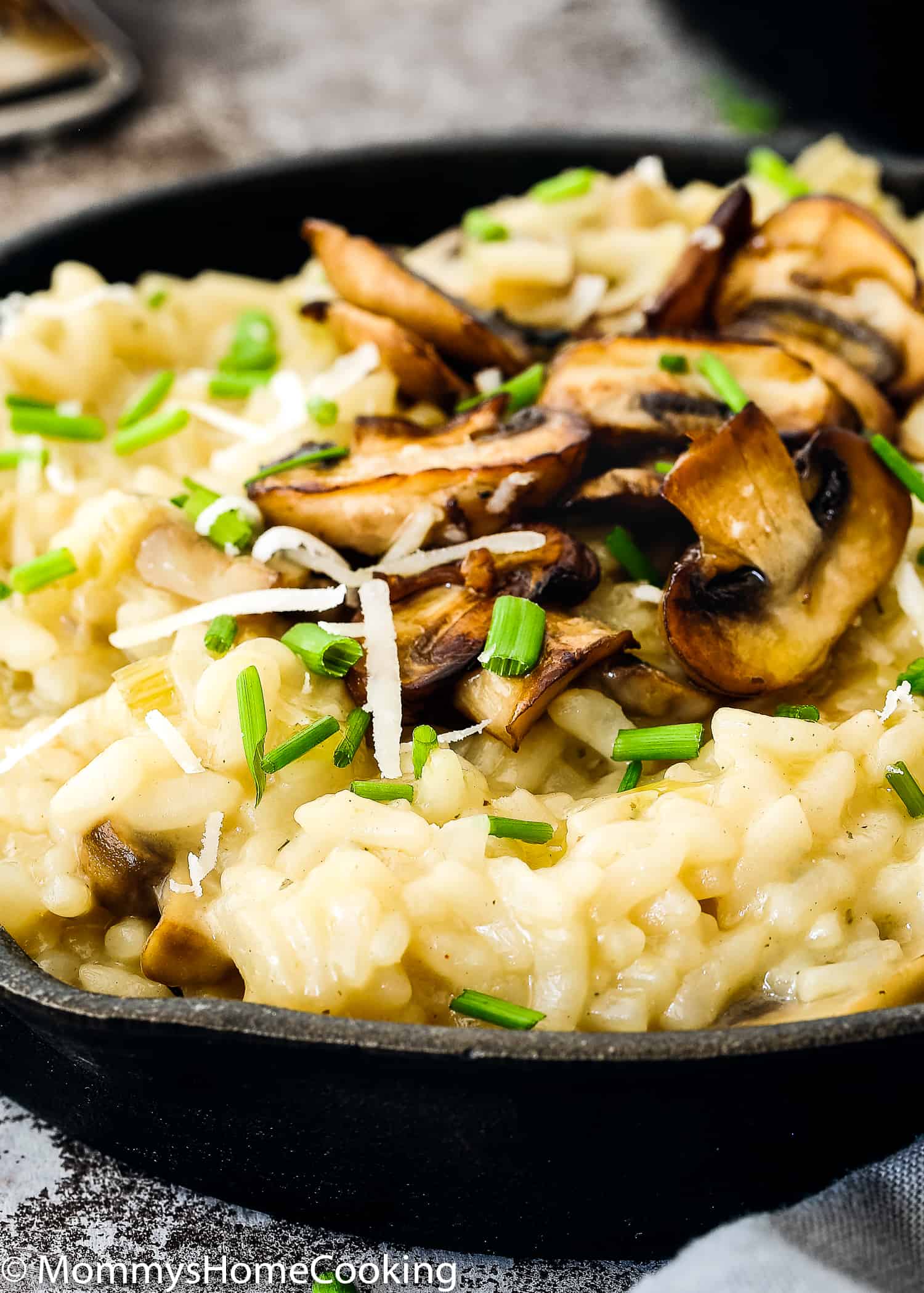 This Easy Pressure Cooker Mushroom Risotto recipe is quick, easy and hassle-free. Perfectly creamy and silky, this rice can be served as a luscious side or unique main dish. https://mommyshomecooking.com