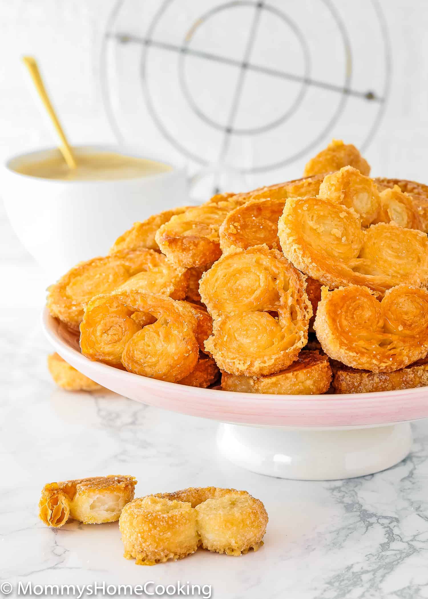 This Easy Palmiers recipe, made with just 2 ingredients, is one of my family’s all-time favorite treats! Perfect to share with family and friends during “Cafecito“ time. https://mommyshomecooking.com
