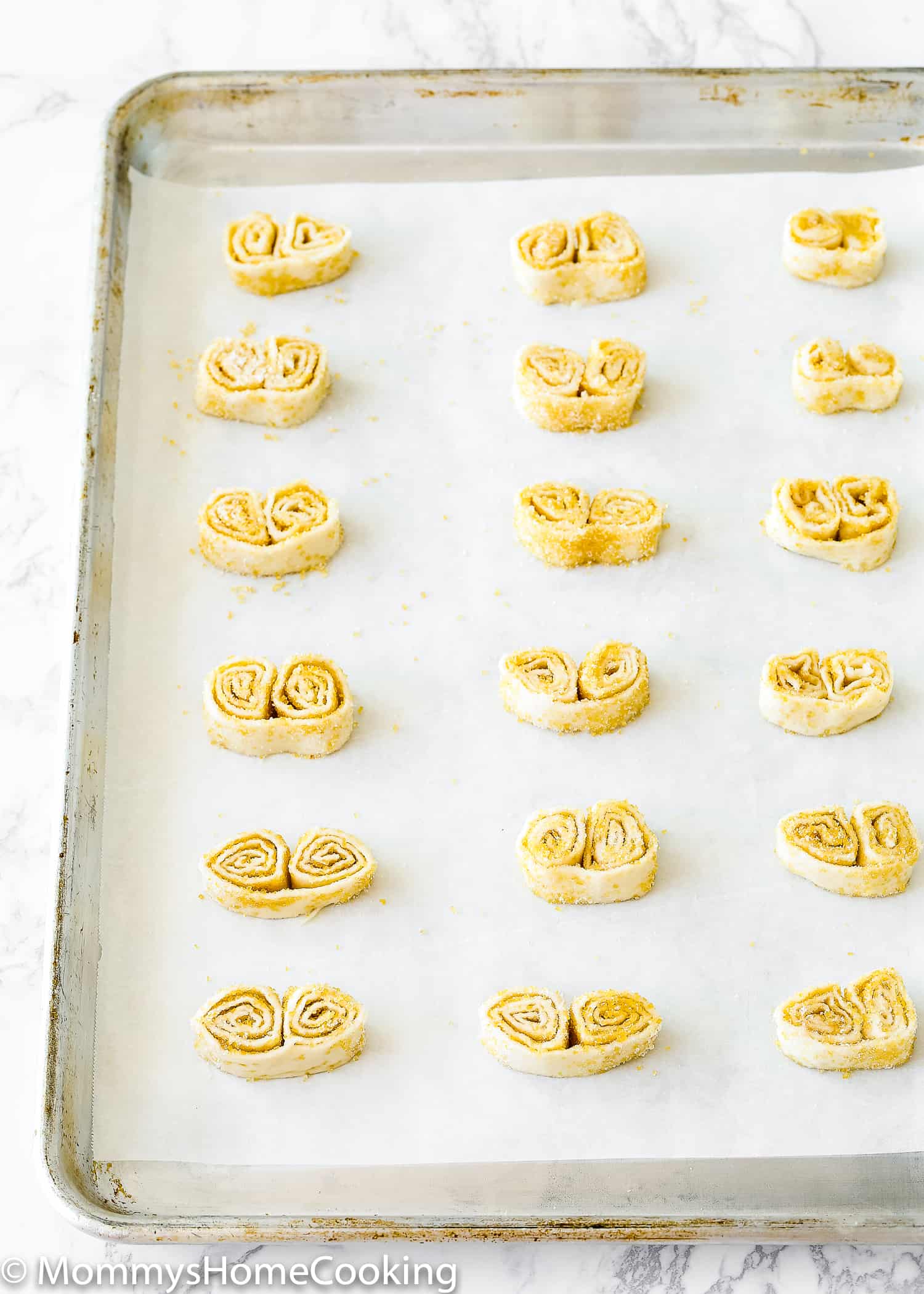 This Easy Palmiers recipe, made with just 2 ingredients, is one of my family’s all-time favorite treats! Perfect to share with family and friends during “Cafecito“ time. https://mommyshomecooking.com