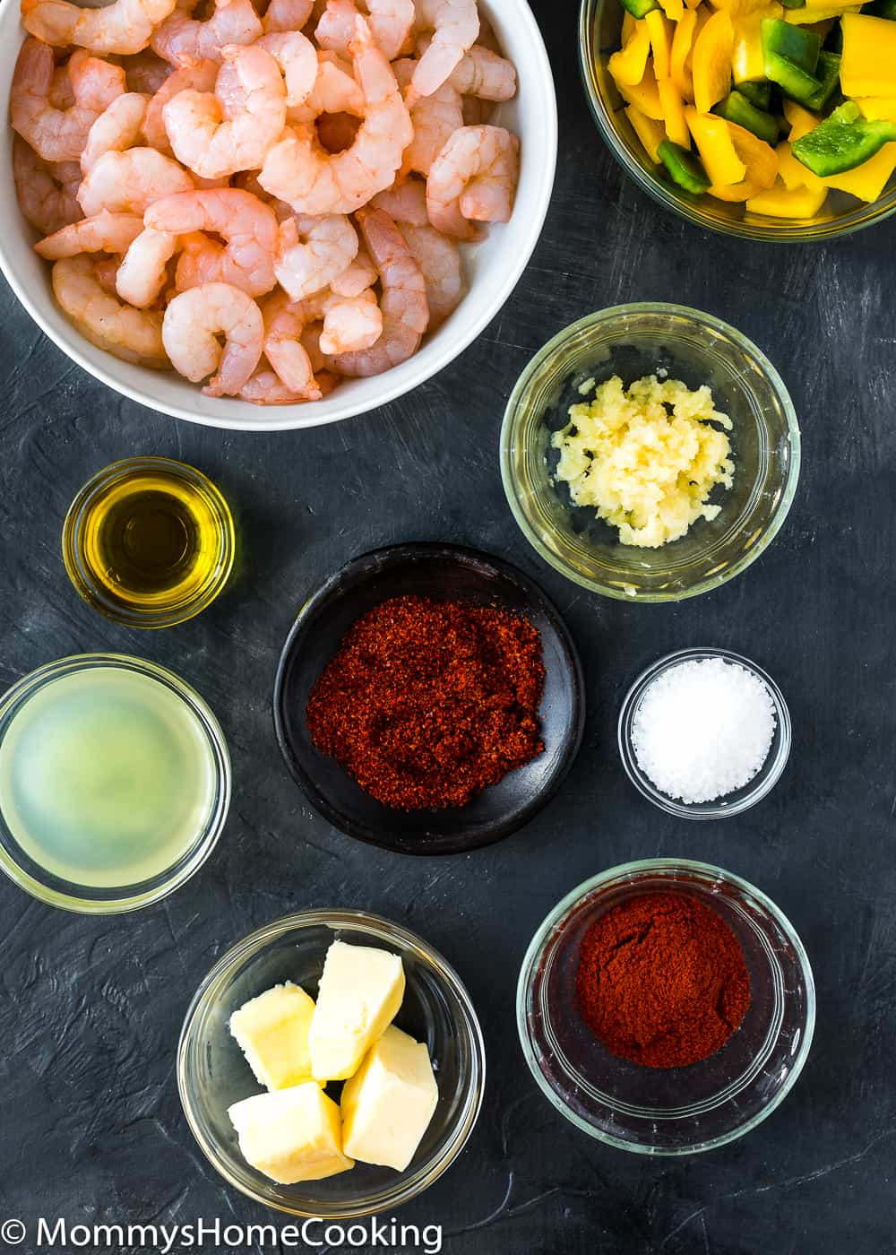 easy peri peri shrimp ingredients