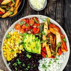 Easy Turkey Fajita Bowl | Mommy's Home Cooking