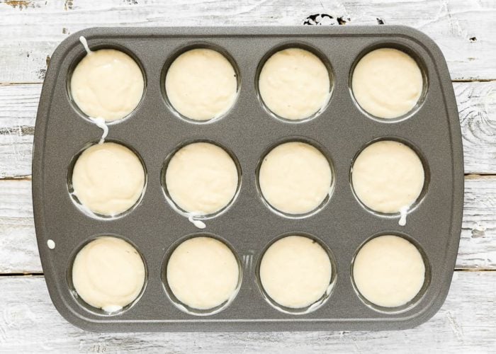 How to make eggless pancakes muffins step 5