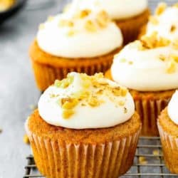 Eggless Carrot Cake Cupcakes | Mommy's Home Cooking