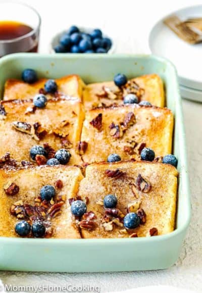 Eggless French Toast Casserole