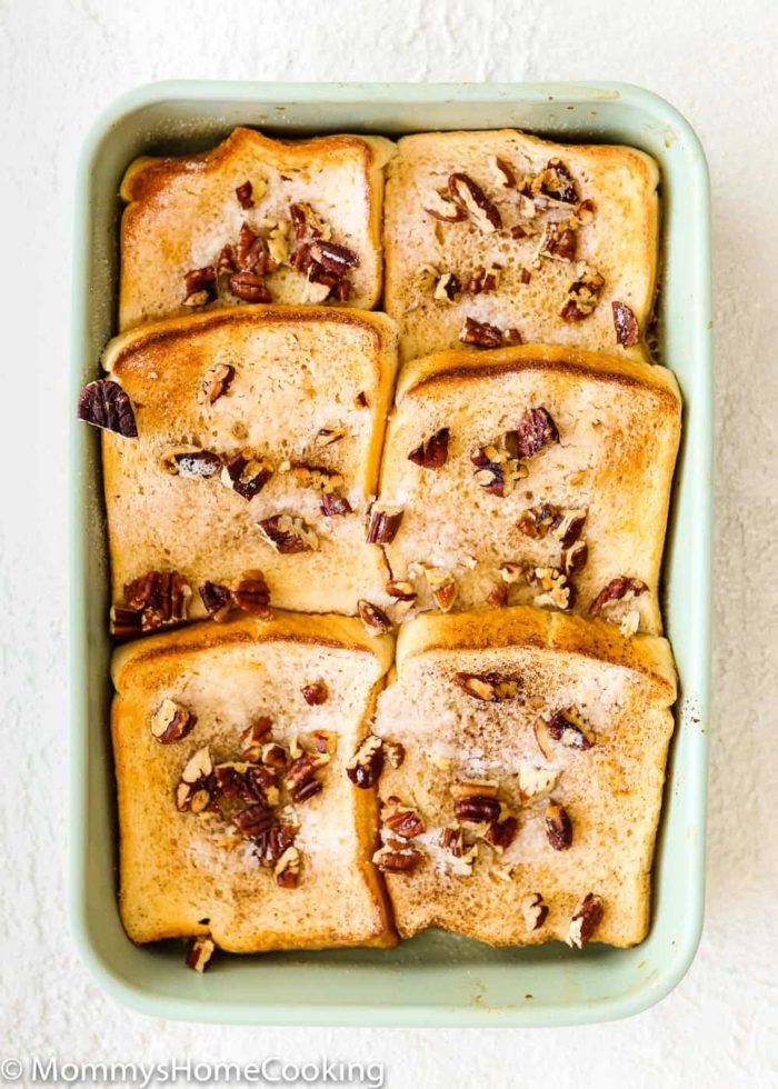 How to make Eggless French Toast Casserole step 6