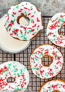 Eggless Gingerbread Donuts 5 214x300