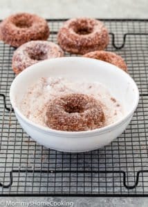 Eggless Gingerbread Donuts 6 214x300