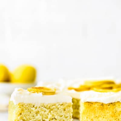 Eggless Lemon Cake slice