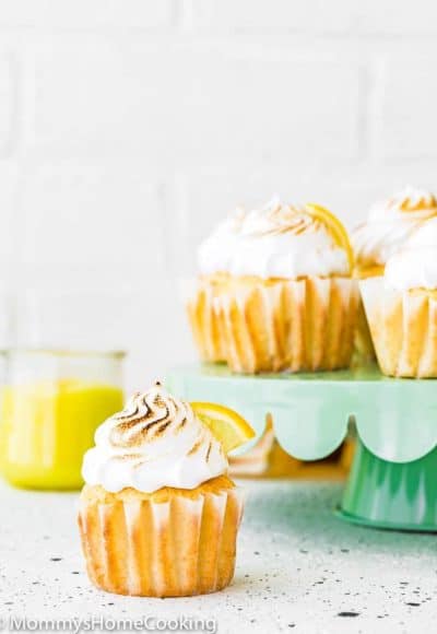 Eggless Lemon Meringue Cupcake