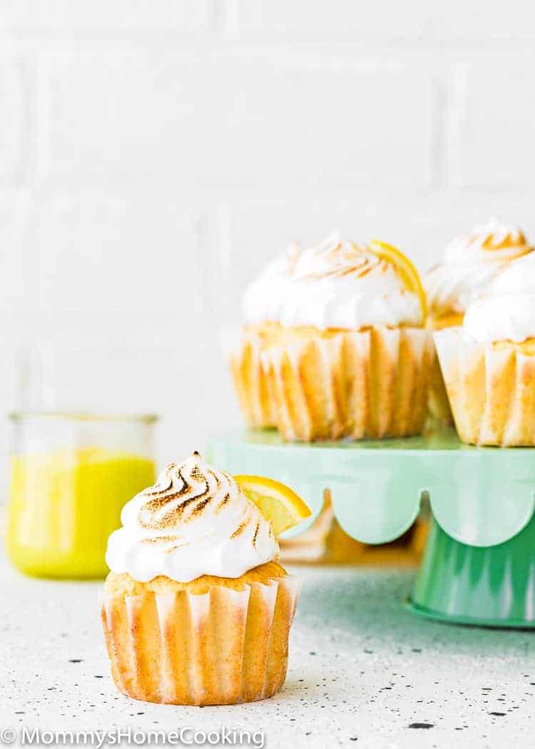 Eggless Lemon Meringue Cupcake