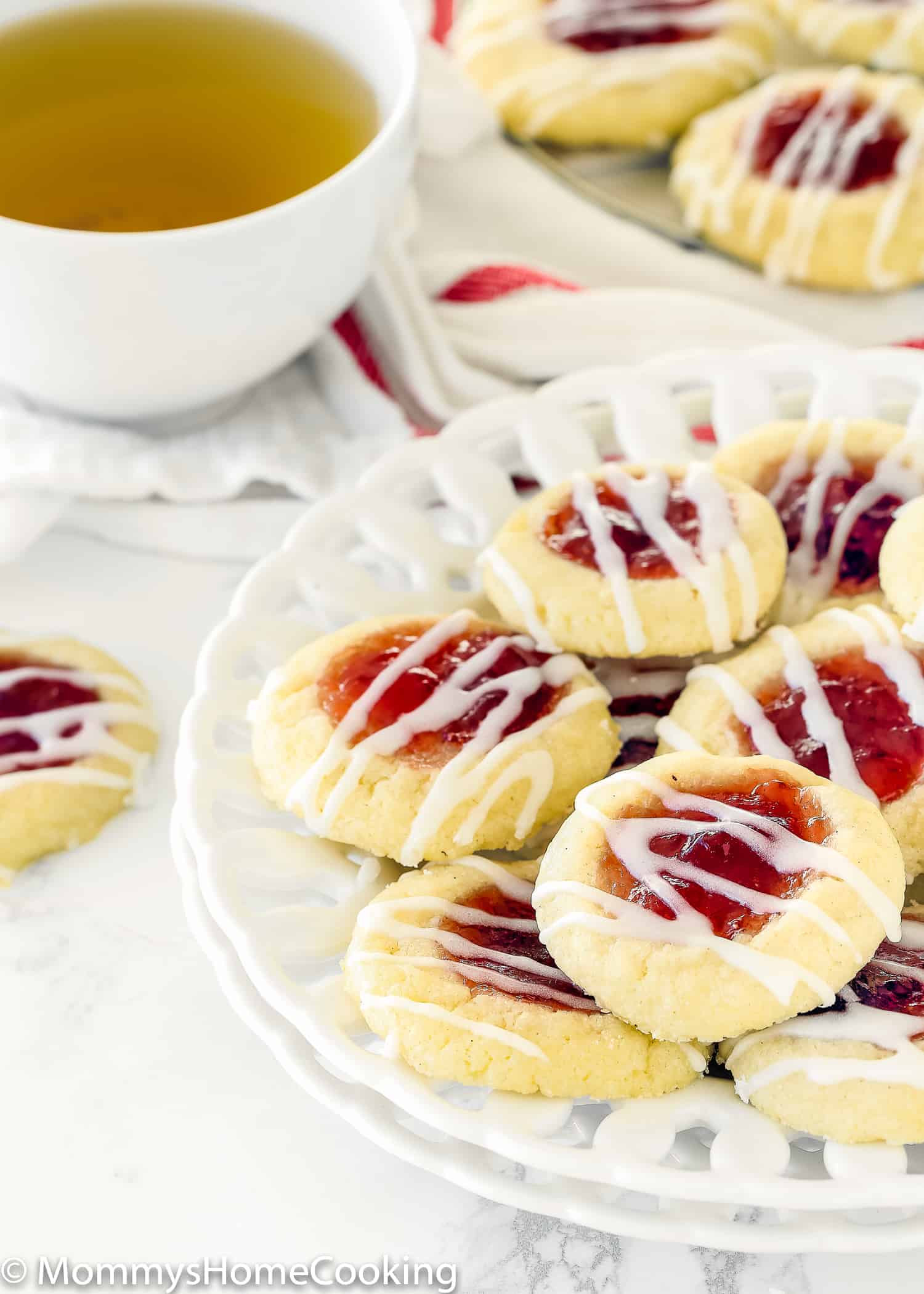 Eggless Thumbprint Cookies | Mommy's Home Cooking