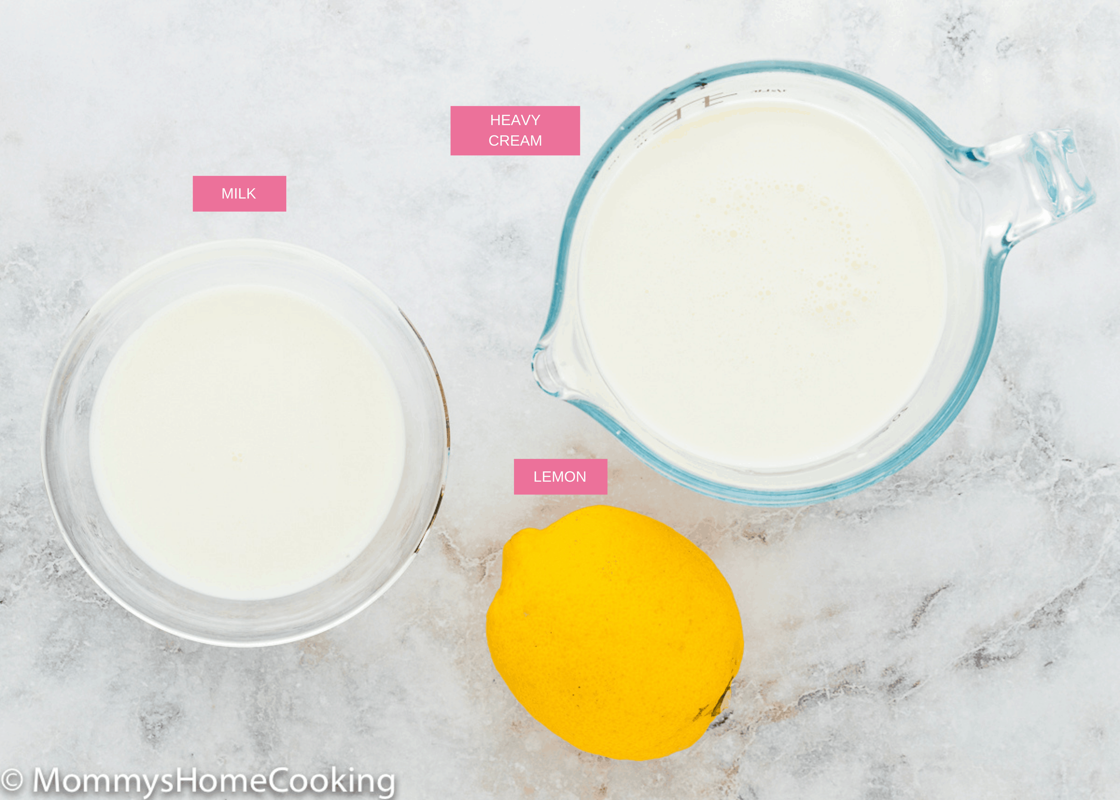 ingredients you need to make homemade sour cream