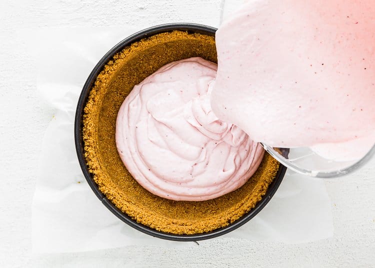 how to make Best No-Bake Strawberry Cheesecake Step 9