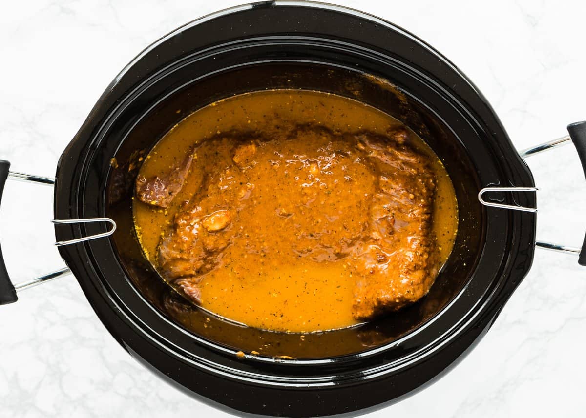 How To Make Easy Slow Cooker Chipotle Beef Brisket Step By Step 6