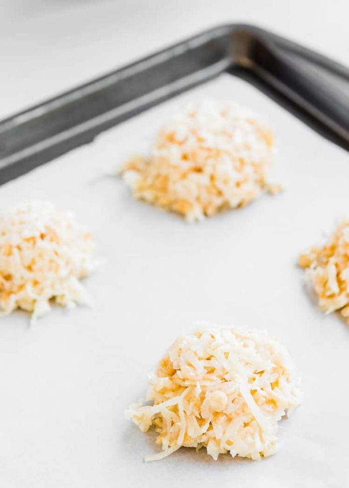 How to make Eggless Coconut Macaroons step 2