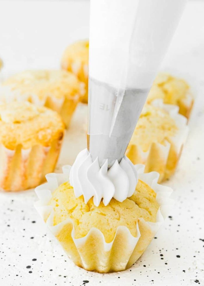 How to make Eggless Lemon Meringue Cupcakes step 6