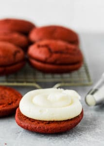How To Make Eggless Red Velvet Whoopie Pies Step By Step 10 214x300