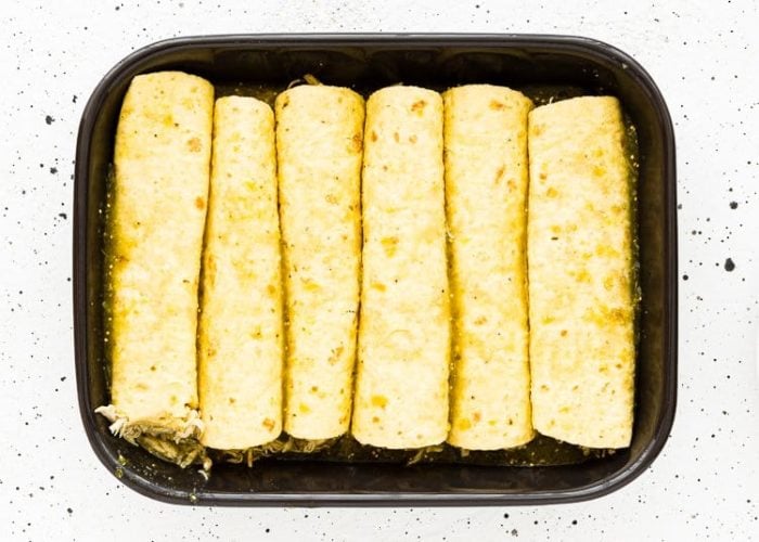 How to make Quick and Easy Enchiladas Suizas step 6