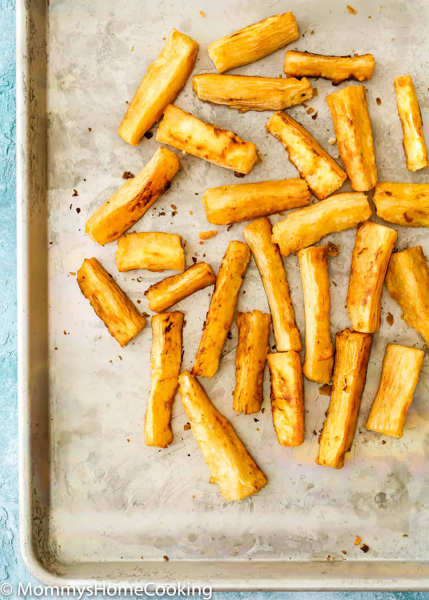 yucca fries in a tray.