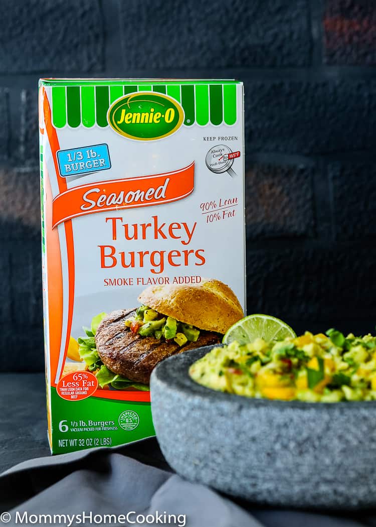 This Mango Guacamole Turkey Burger is a juicy goodness party for your taste buds! It’s tasty, smoky, and slathered in THE BEST mango guacamole ever. The perfect, delicious and healthier time-saving alternative to your barbecue spread. https://mommyshomecooking.com