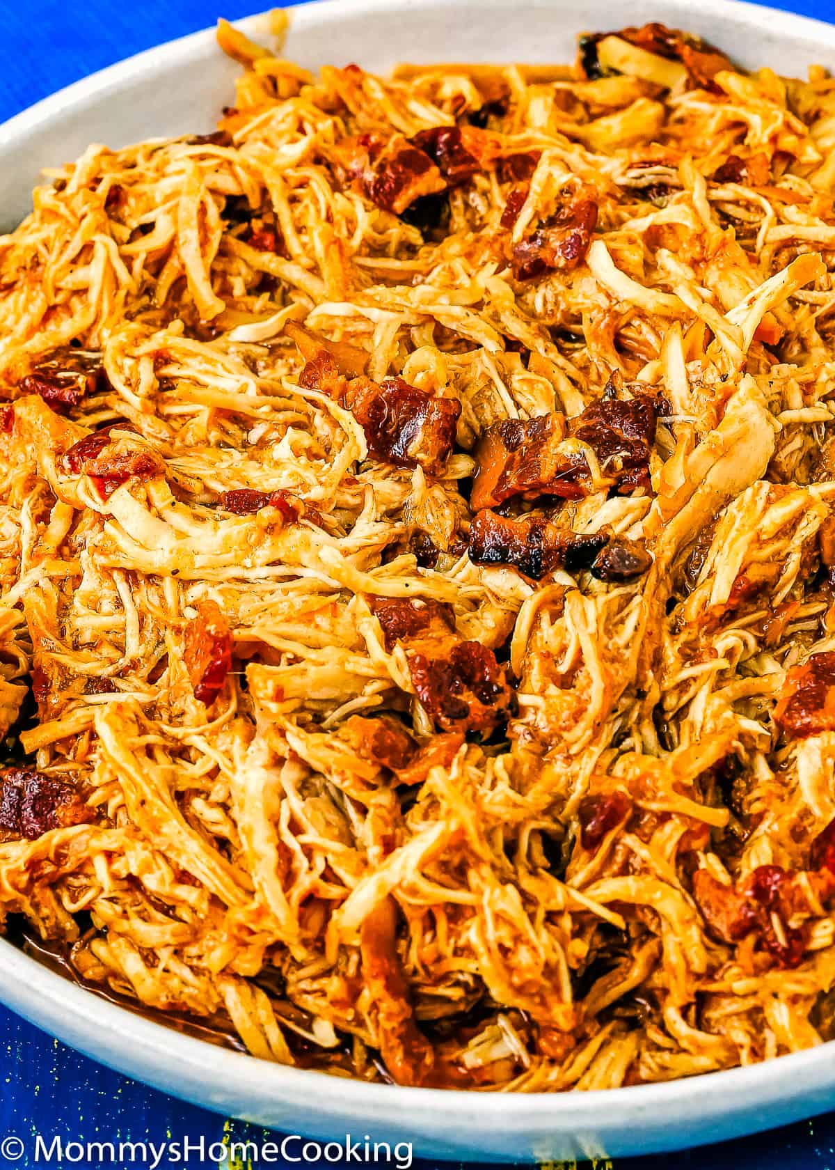 Pineapple Bacon Barbecue Chicken in a bowl