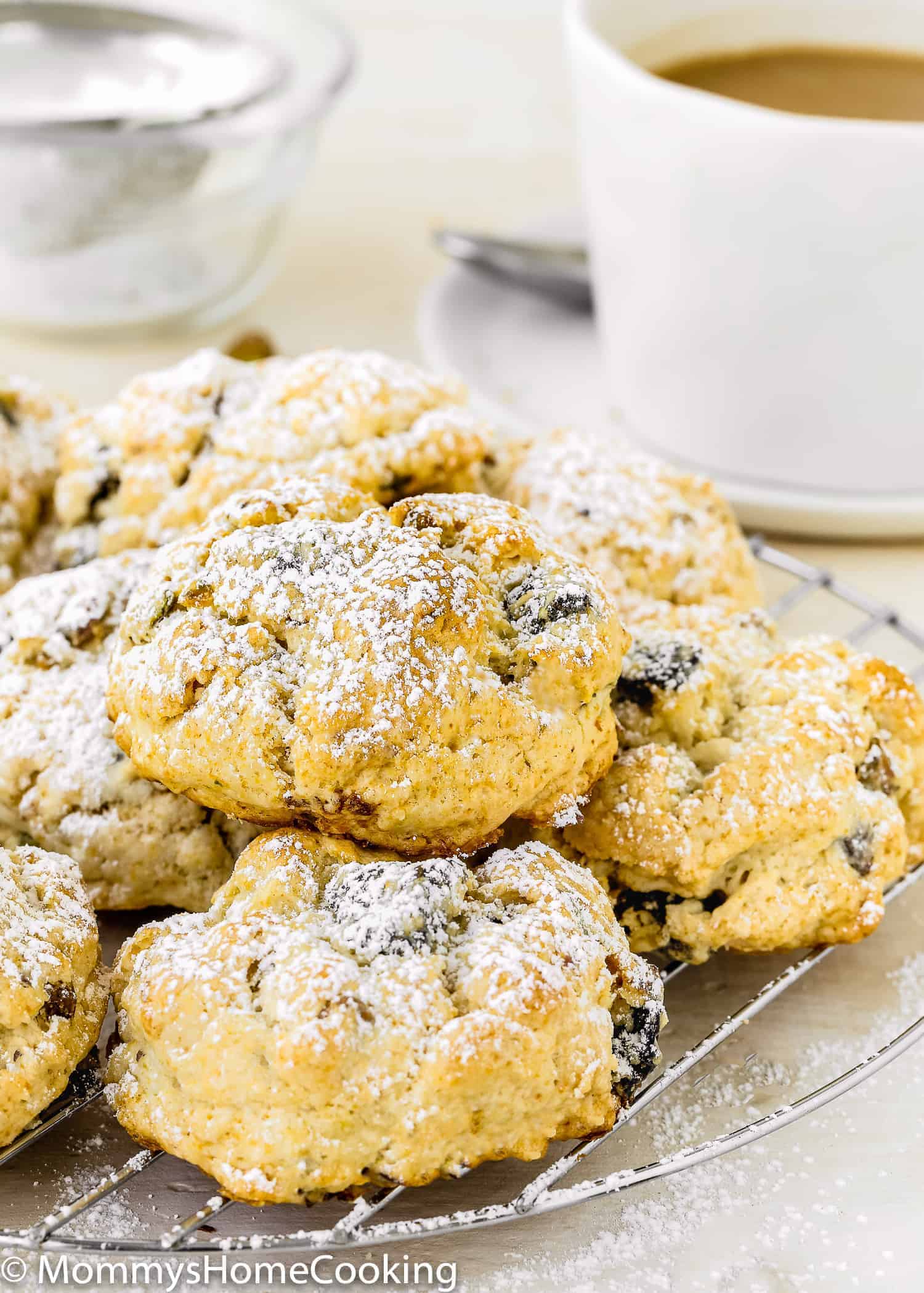 These Eggless Prune-Pistachio Scones are über buttery and flaky! Made from scratch with California prunes and pistachios, these scones make a delightful sweet treat for any occasion. They will be a big hit every time you make them. https://mommyshomecooking.com