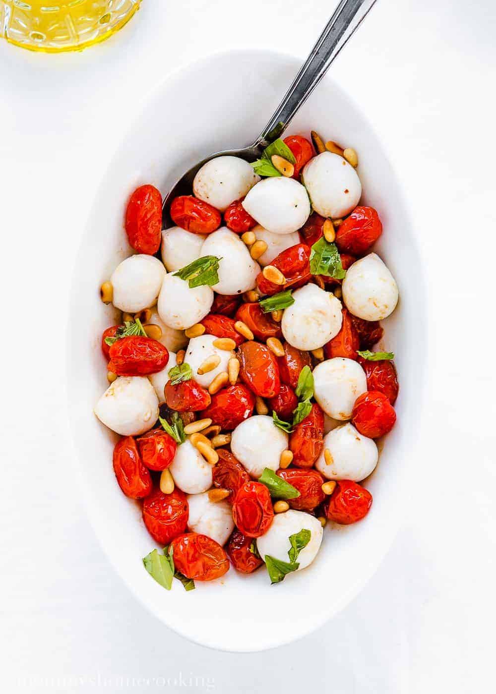Roasted Tomato Caprese Salad | Mommy's Home Cooking
