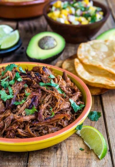 Slow Cooker Spicy Pork Carnitas | Mommy's Home Cooking