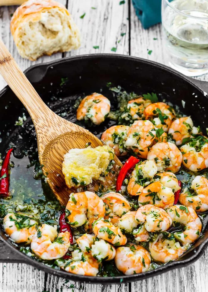 Spanish Style Garlic Shrimp-14