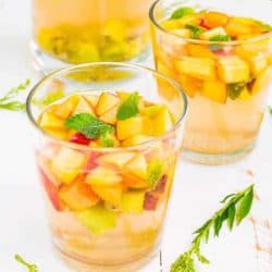 Sparkling Fruit White Sangria | Mommyhood's Diary