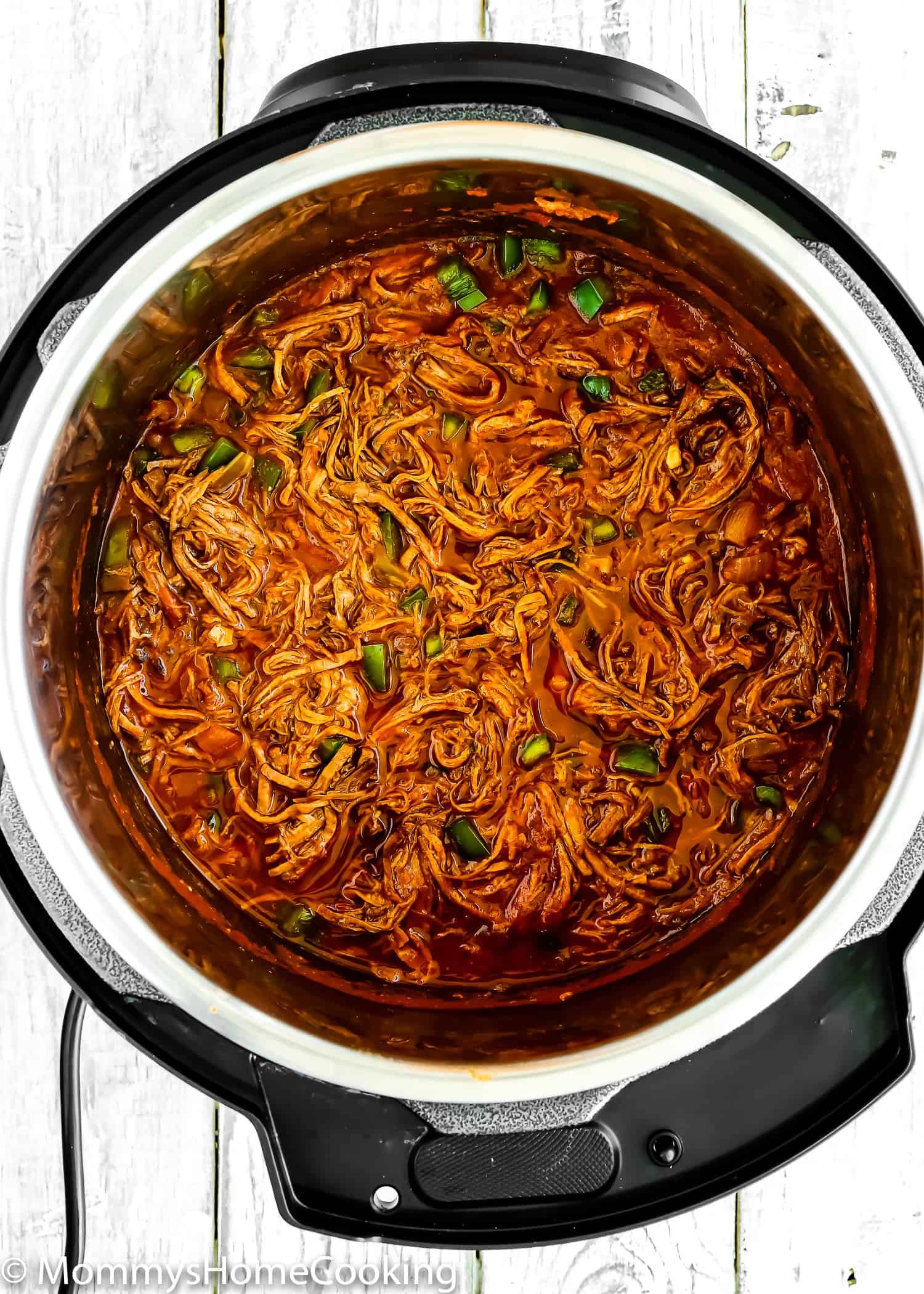 Shredded Beef in a pot